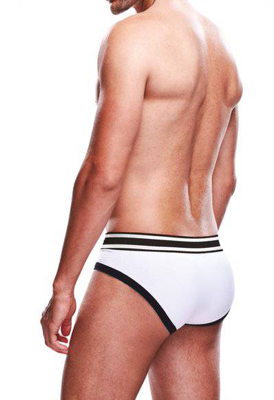 Prowler White/Black Brief Large - Adult Outlet