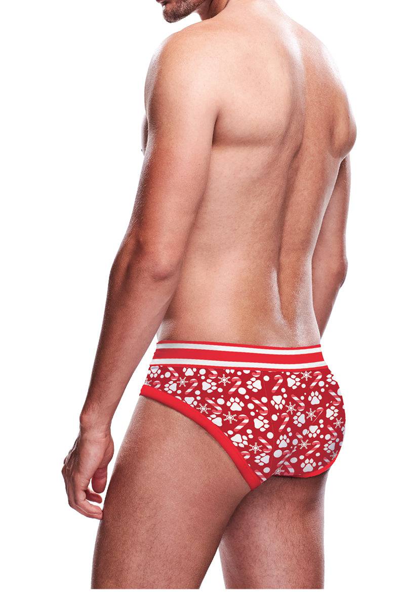 Prowler Xmas Paws Brief Large - Adult Outlet