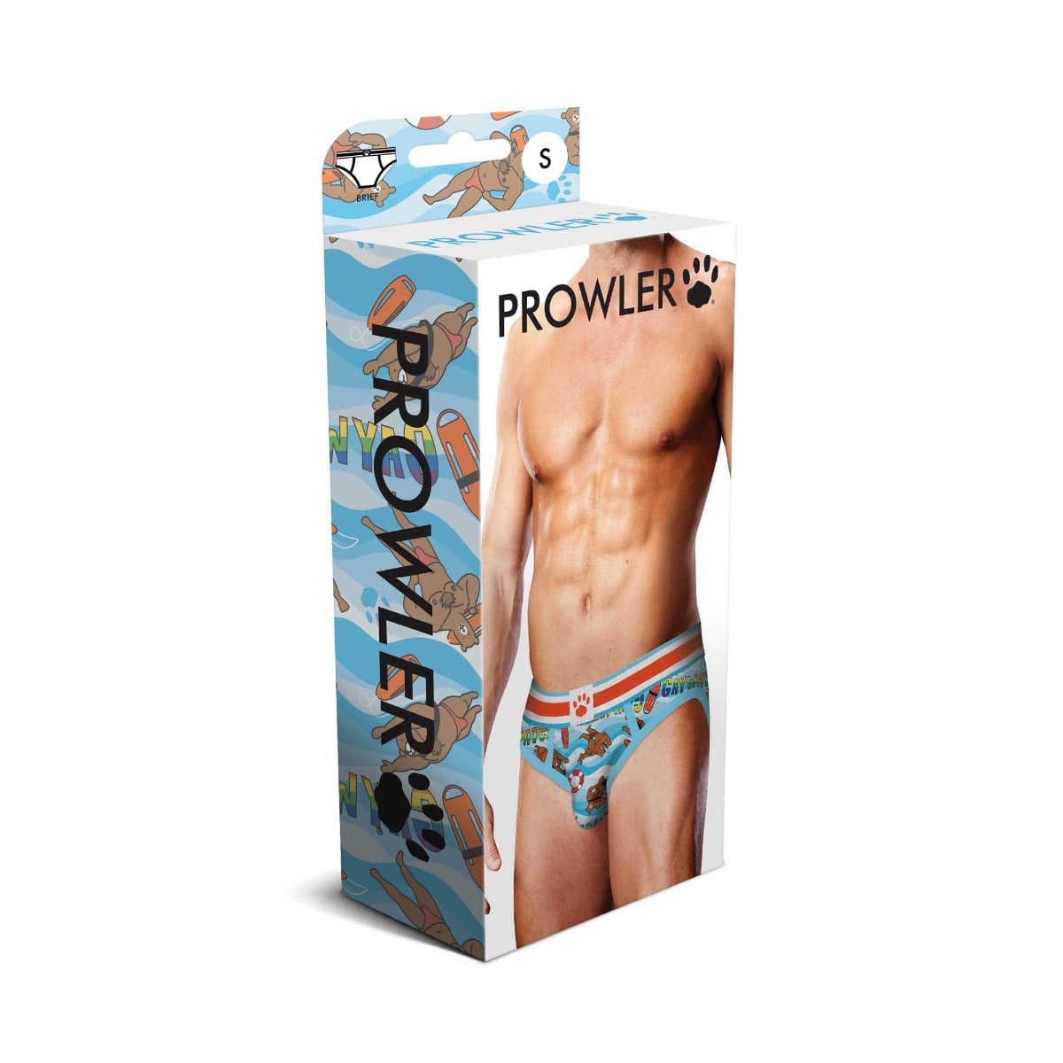 Prowler Gaywatch Bears Brief Small - Adult Outlet