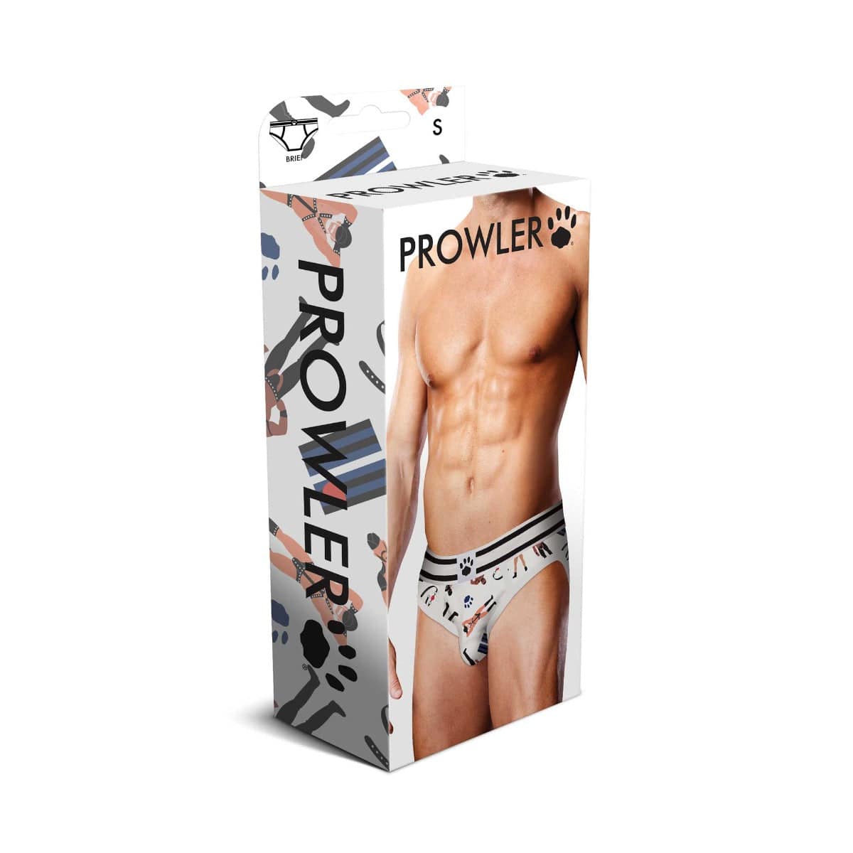 Prowler Leather Pride Brief Small - Adult Outlet