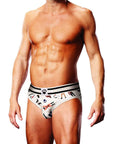 Prowler Leather Pride Brief Large - Adult Outlet