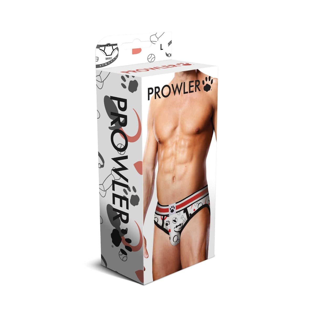 Prowler Puppie Print Brief Large - Adult Outlet