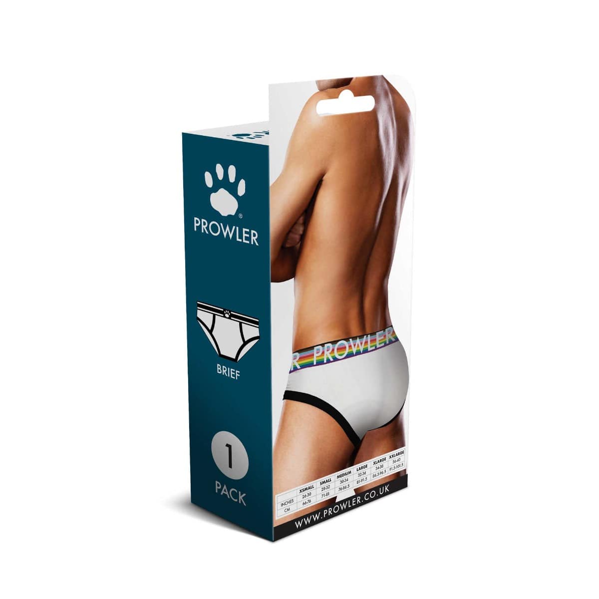 Prowler White Oversized Paw Brief Medium - Adult Outlet