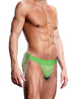 Prowler Neon Green Lace Jock Strap X Large - Adult Outlet