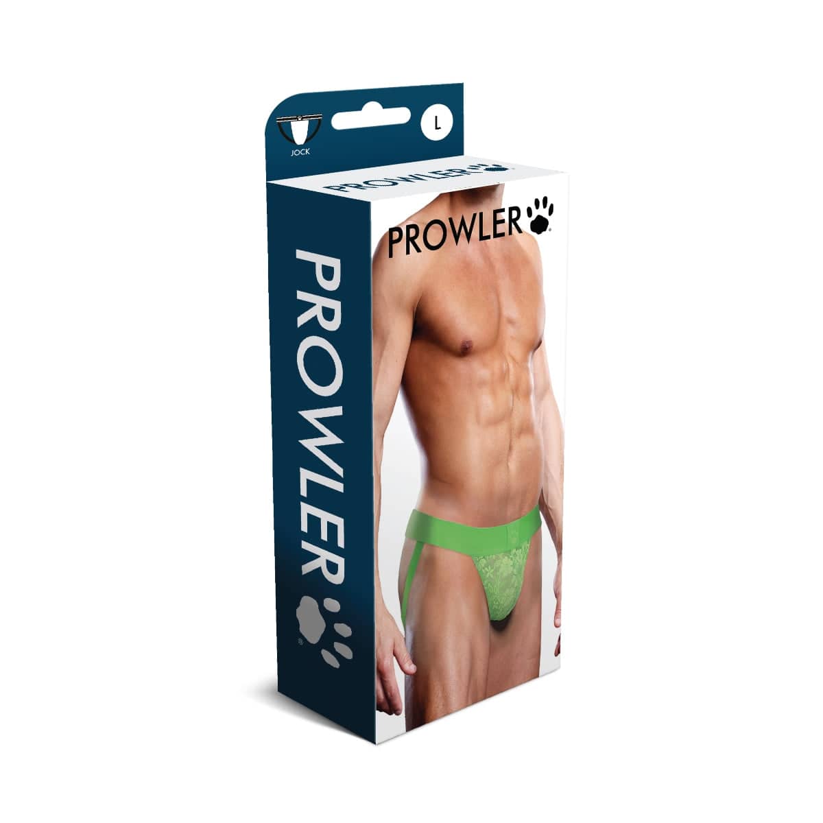 Prowler Neon Green Lace Jock Strap Large - Adult Outlet