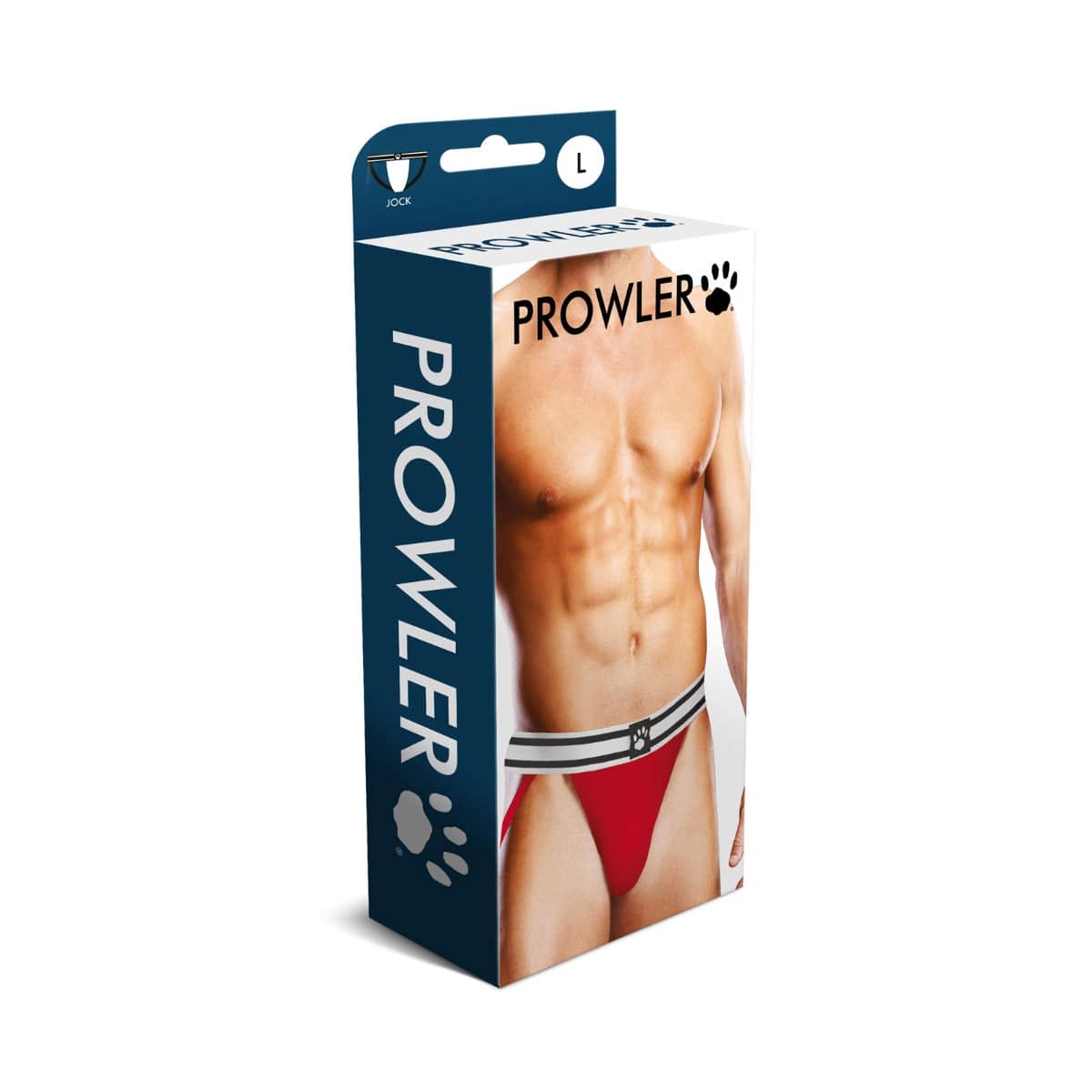 Prowler Red White Jock M - Adult Outlet