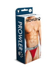 Prowler Red White Jock M - Adult Outlet