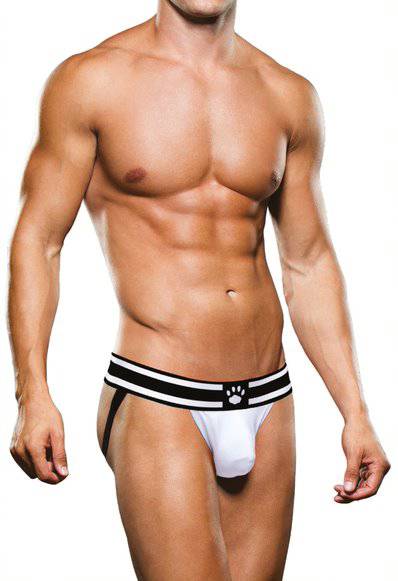 Prowler White/Black Jock Medium - Adult Outlet