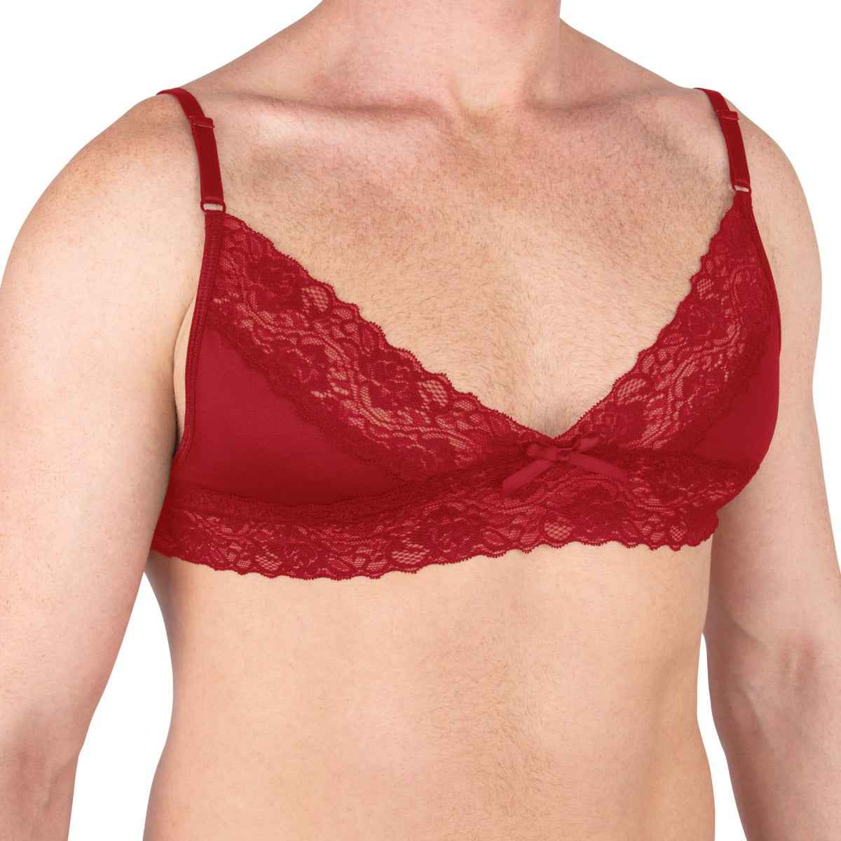 Prowler Red Lace Bra X-Large - Red