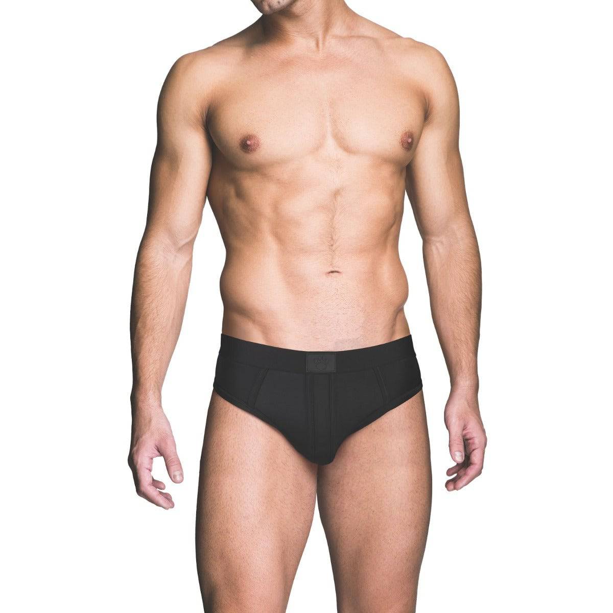 Prowler Red Ass-Less Brief Black XS - Adult Outlet