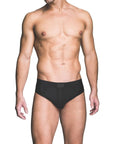 Prowler Red Ass-Less Brief Black S - Adult Outlet