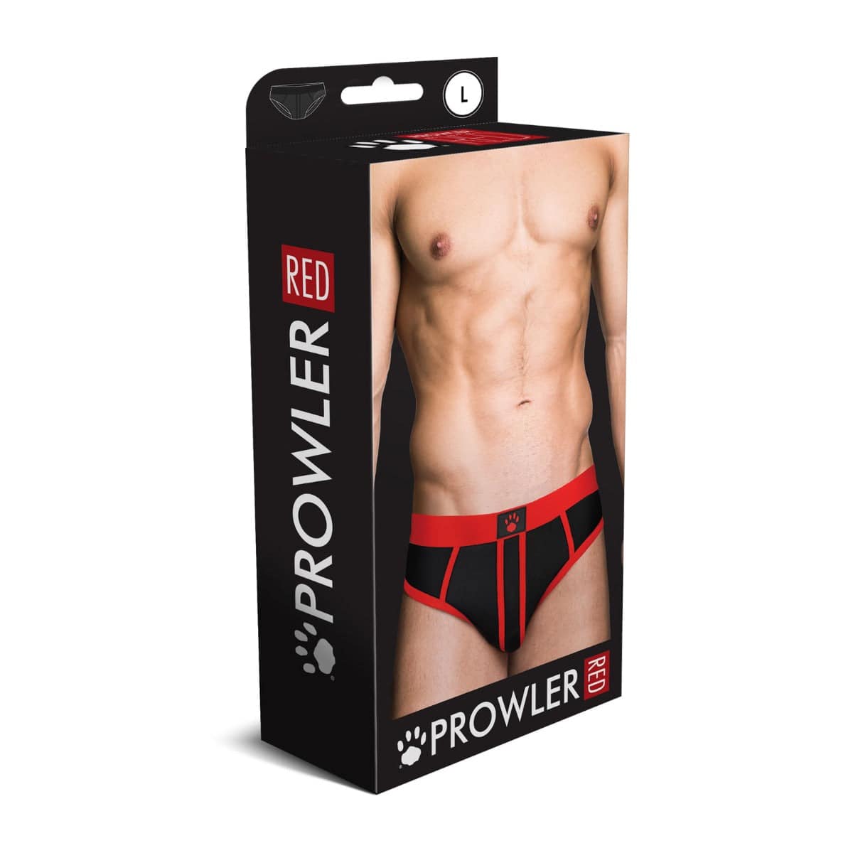 Prowler Red Ass-Less Brief Red M - Adult Outlet