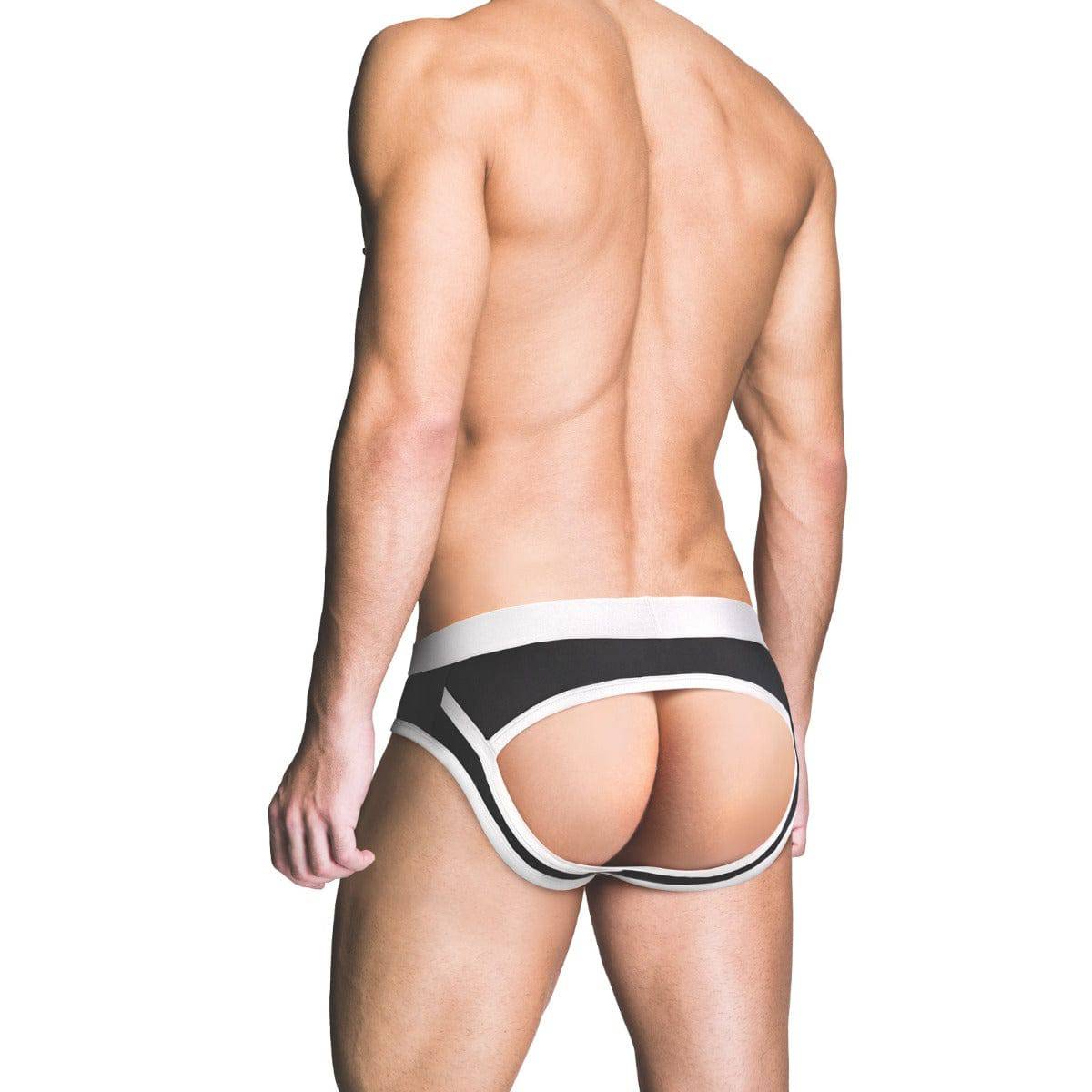 Prowler Red Ass-Less Brief White S - Adult Outlet