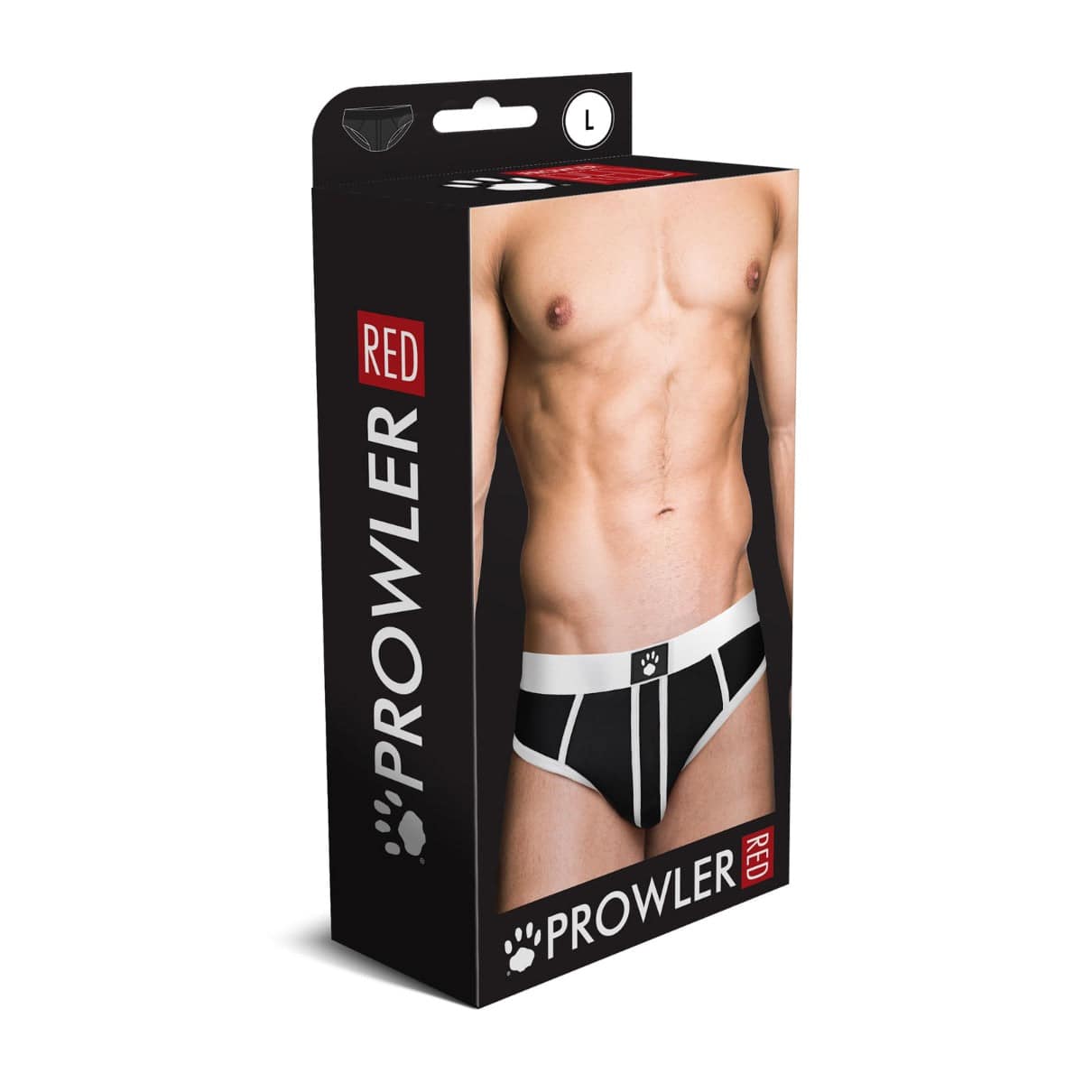 Prowler Red Ass-Less Brief White XL - Adult Outlet