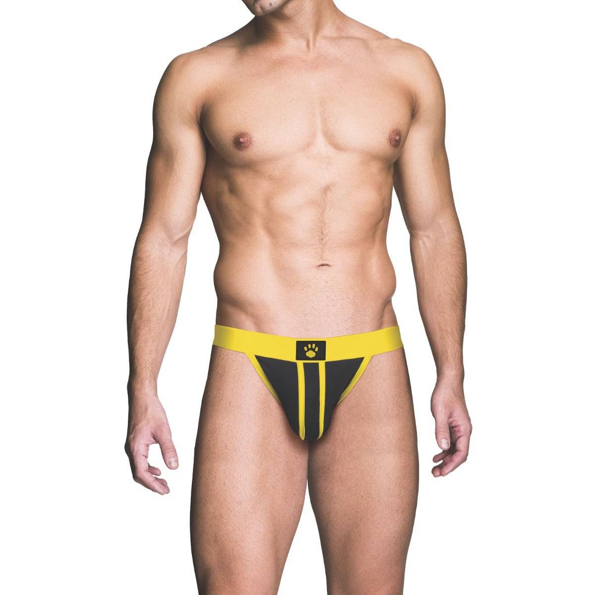 Prowler Red Ass-Less Jock Yellow XXL - Adult Outlet