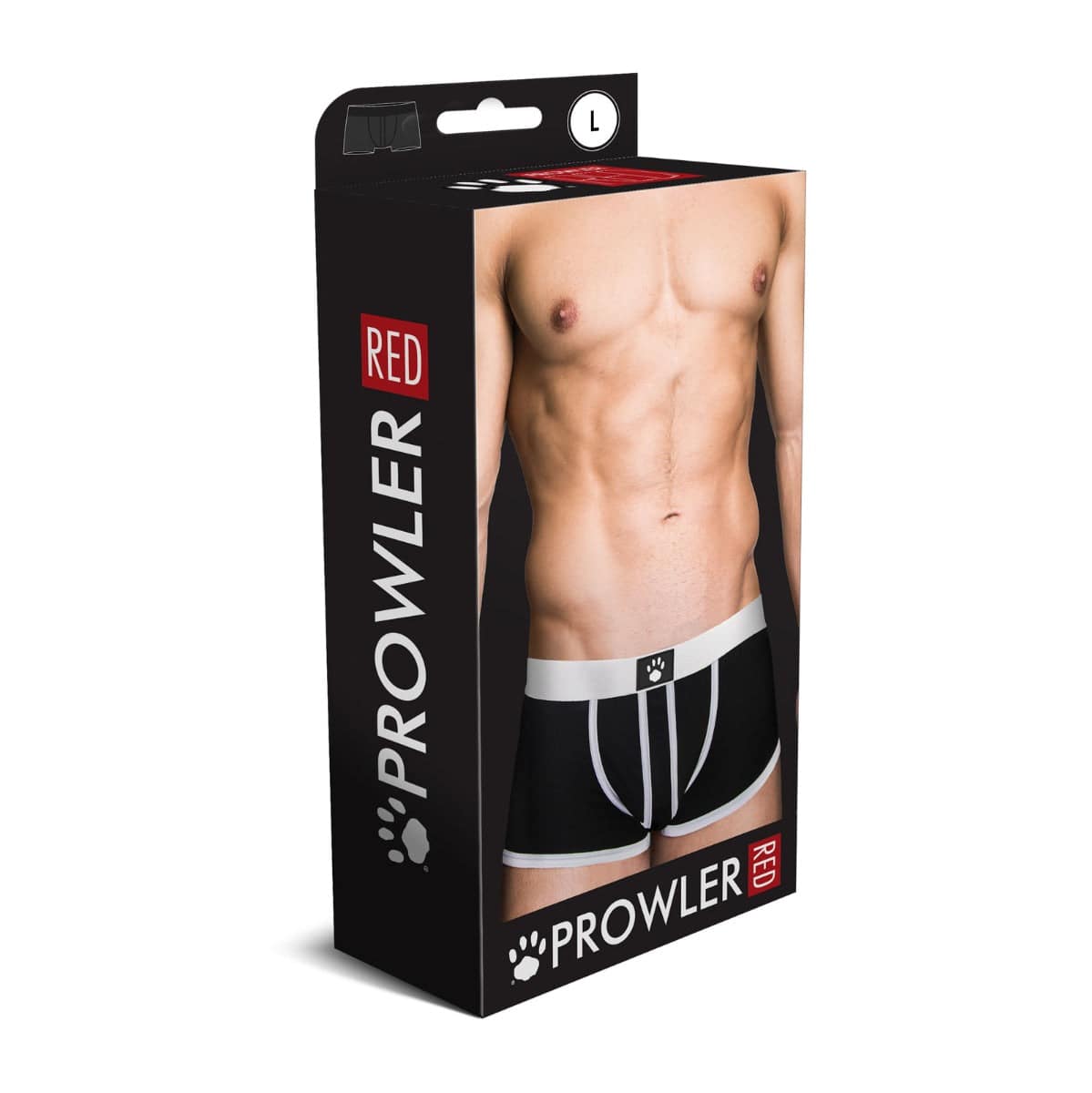 Prowler Red Ass-Less Trunk White XXL - Adult Outlet