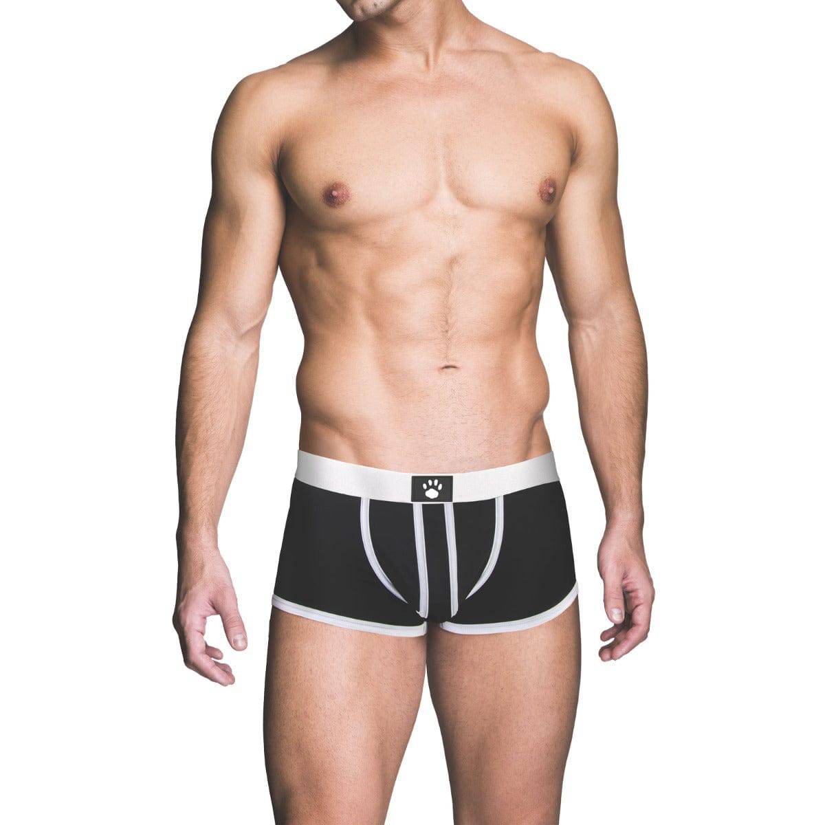 Prowler Red Ass-Less Trunk White XS - Adult Outlet