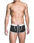 Prowler Red Ass-Less Trunk White XS - Adult Outlet