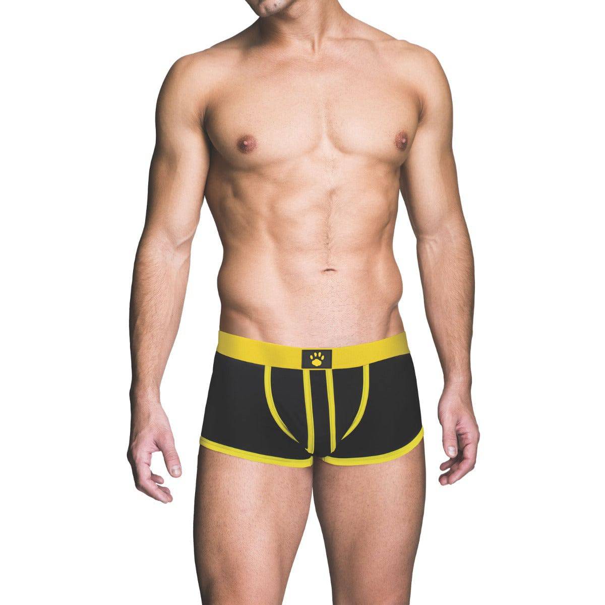 Prowler Red Ass-Less Trunk Yellow XS - Adult Outlet