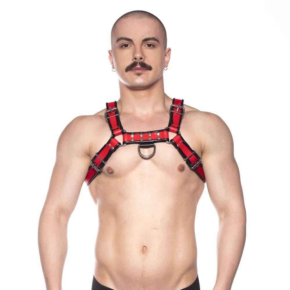 Prowler Red Bull Harness Black/Red Large - Adult Outlet