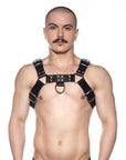 Prowler Red Butch Harness Black/Silver Medium - Adult Outlet