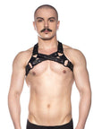 Prowler Red Cross Harness Black L/XL - Adult Outlet