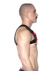 Prowler Red Cross Harness Black/Red L/XL - Adult Outlet