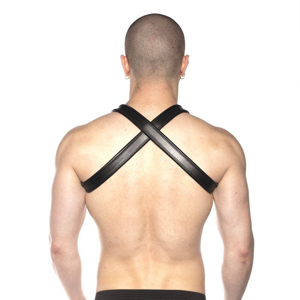 Prowler Red Cross Harness Black/Red S/M - Adult Outlet