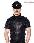 Prowler Red Police Shirt Black Medium - Adult Outlet