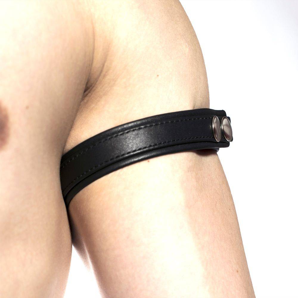 Prowler Red Bicep Band Black - Adult Outlet