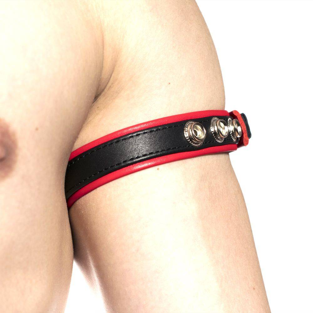 Prowler Red Bicep Band Black/Red - Adult Outlet