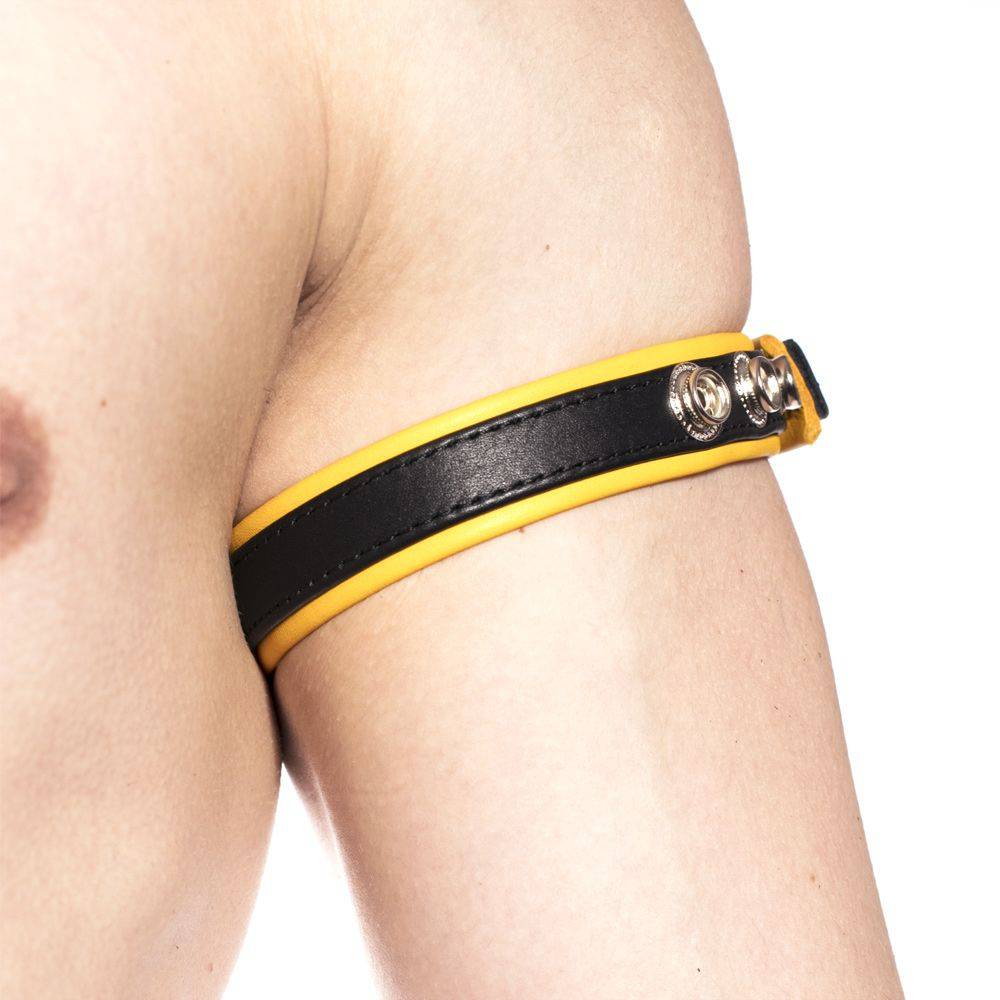 Prowler Red Bicep Band Black/Yellow - Adult Outlet