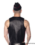 Prowler Red Waistcoat Stripe Black/Red Medium - Adult Outlet