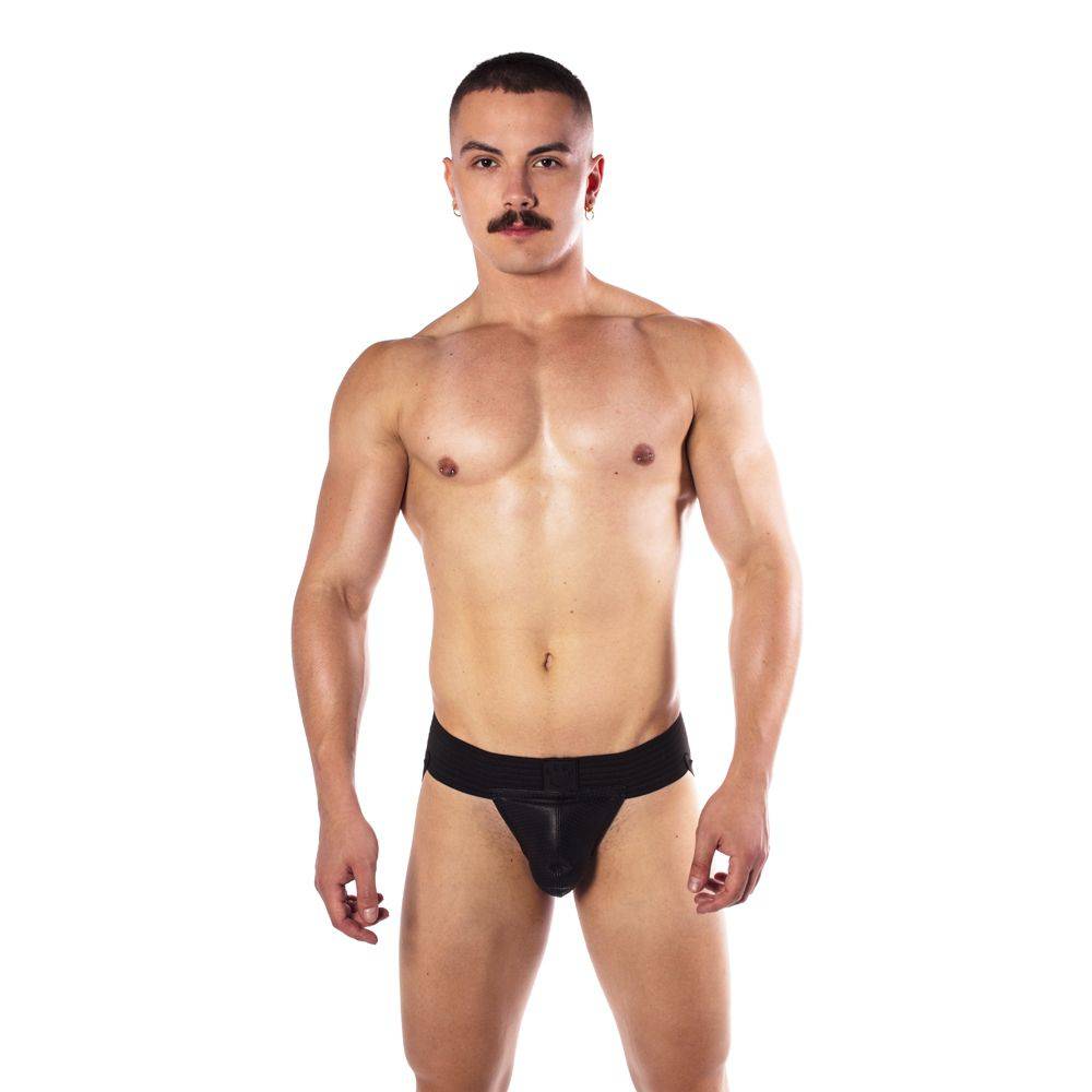 Prowler Red Hole Punch Jock Black Large Apparel for Men Prowler Red