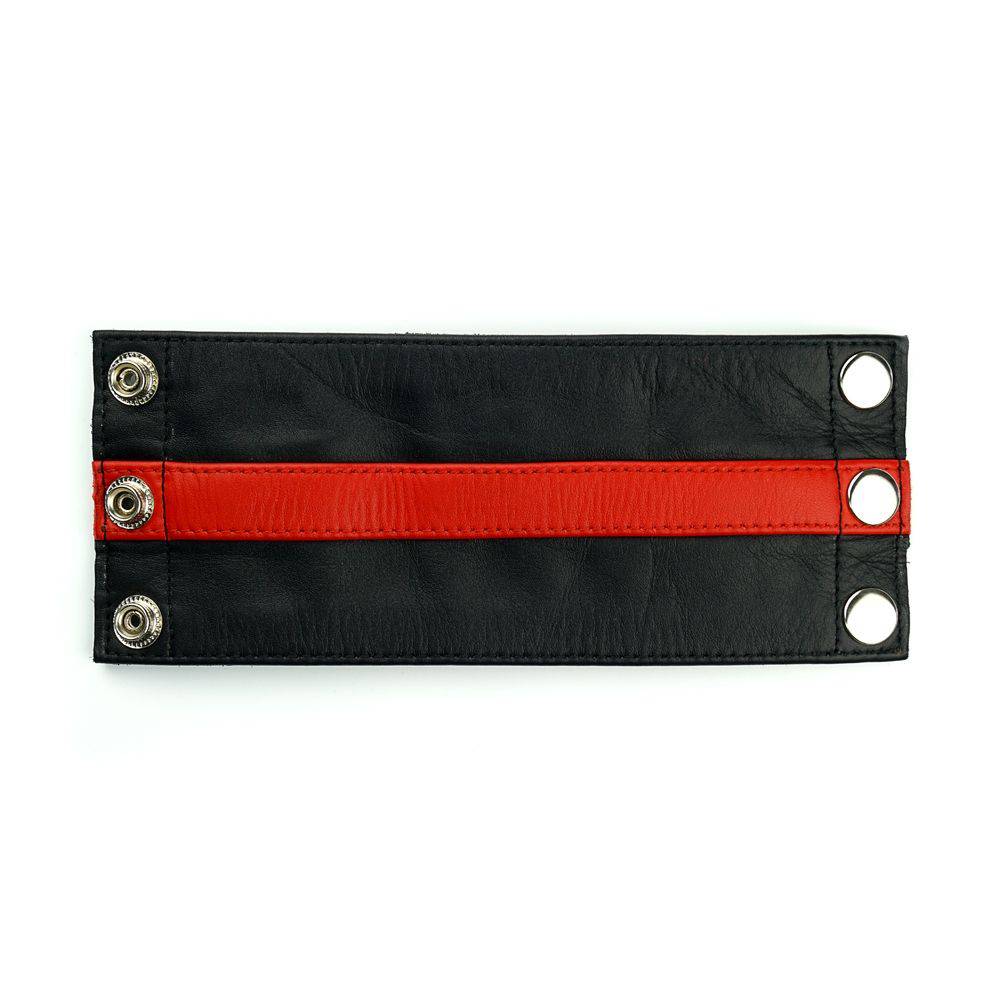 Prowler Red Leather Wrist Wallet Black/Red Small - Adult Outlet