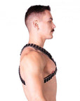 Prowler Red Ballistic Harness Black/Silver Large - Adult Outlet