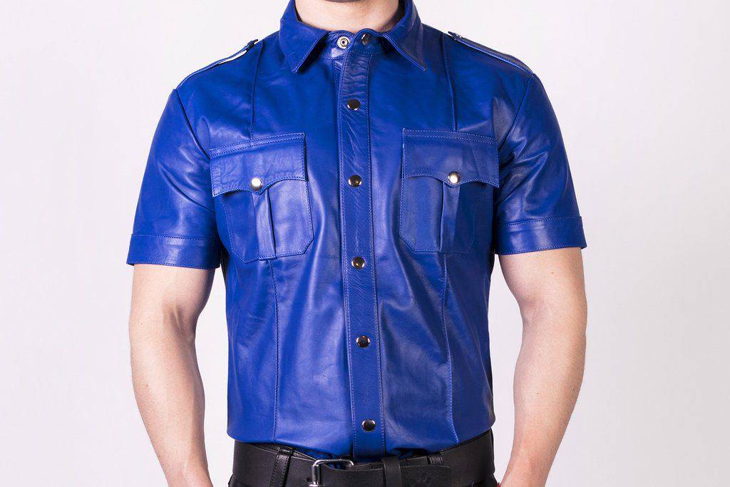 Prowler Red Slim Fit Police Shirt Blue Medium - Adult Outlet