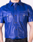 Prowler Red Slim Fit Police Shirt Blue Medium - Adult Outlet