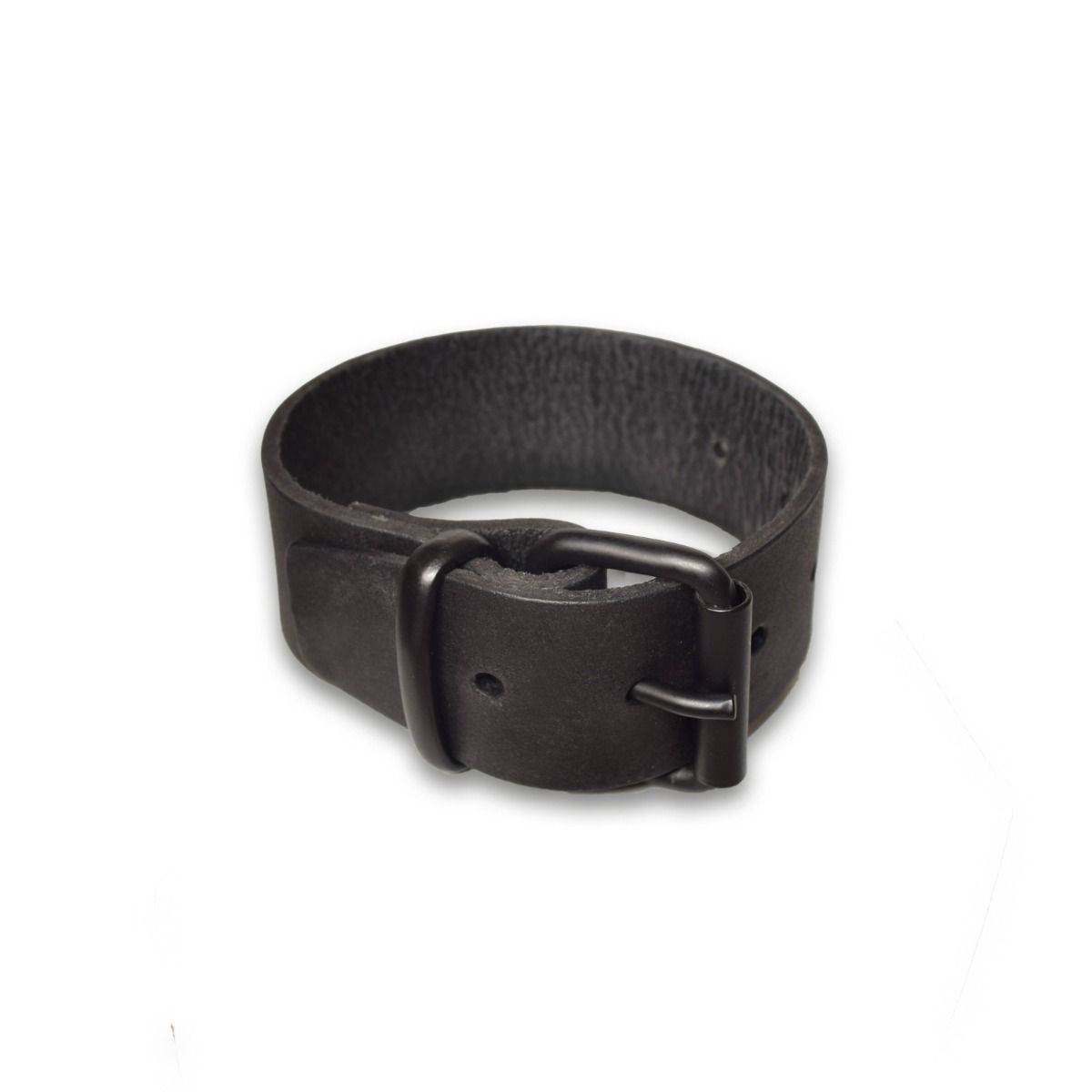 Prowler Red Leather Buckle Bicep Band XLarge - Adult Outlet