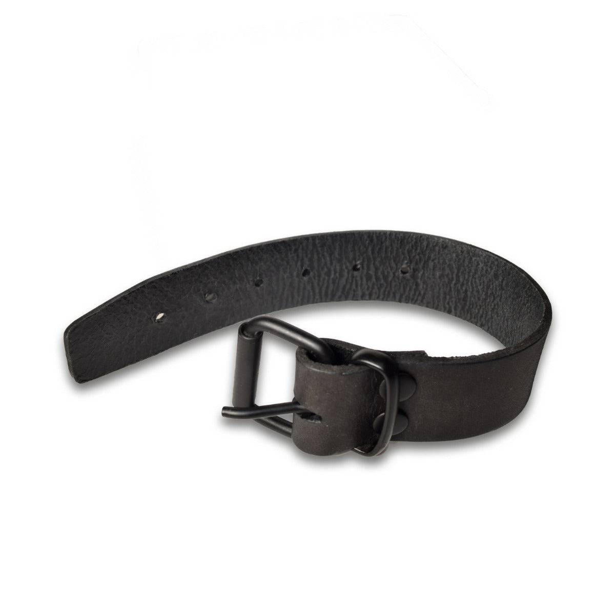 Prowler Red Leather Buckle Bicep Band Medium - Adult Outlet