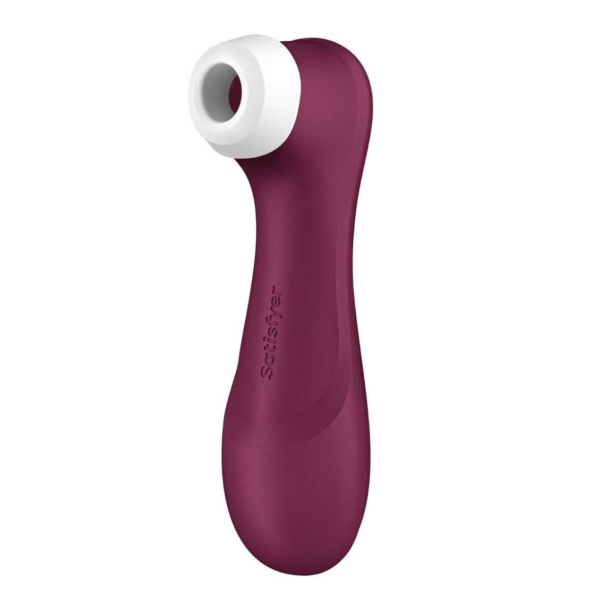 Pro 2 Generation 3With Liquid Air Technology  Vibration And Bluetooth/App Wine Red - Adult Outlet