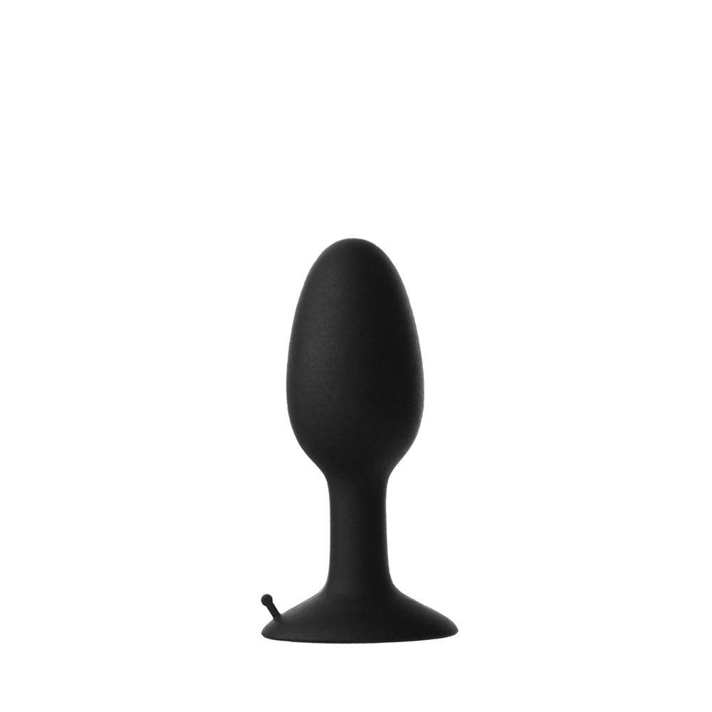 Prowler Red Small Weighted Butt Plug Black - Adult Outlet