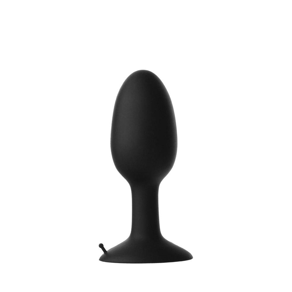 Prowler Red Medium Weighted Butt Plug Black - Adult Outlet