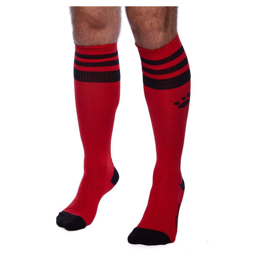 Prowler Red Football Sock Red/Black - Adult Outlet