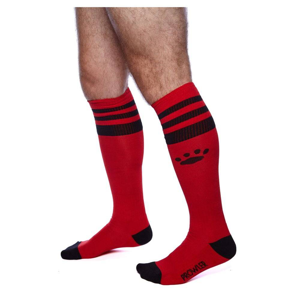 Prowler Red Football Sock Red/Black - Adult Outlet