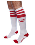 Prowler Red Football Sock White/Red - Adult Outlet