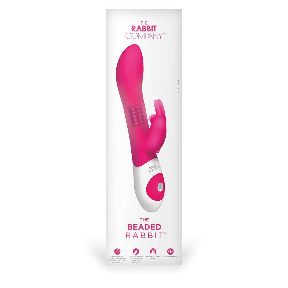 The Beaded Rabbit Hot Pink - Adult Outlet