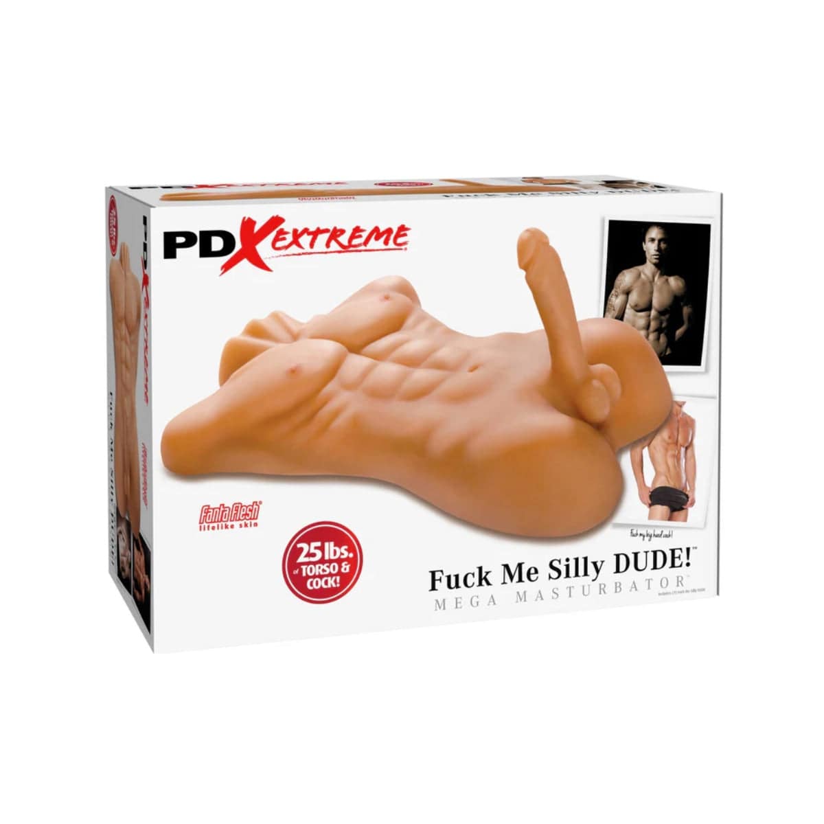 PDX Extreme Fuck Me Silly Dude! Mega Masturbator - Light - Adult Outlet