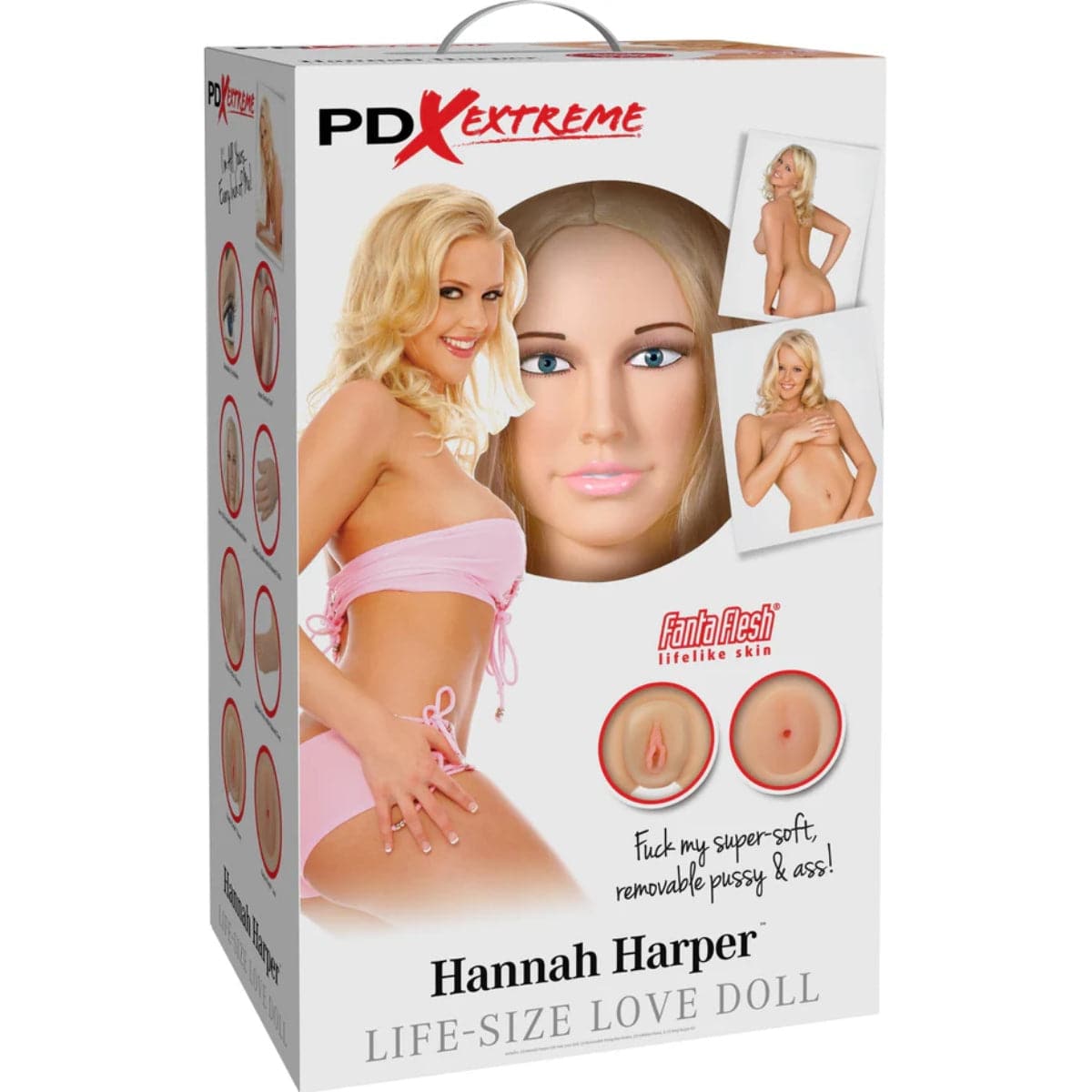 PDX Extreme Hannah Harper Life-Size Love Doll - Light - Adult Outlet