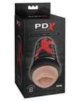 PDX Elite Air Tight Oral Stroker - Light/Black - Adult Outlet